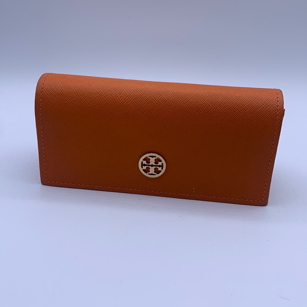 Tory Burch Orange Eye Glass Sunglass Case